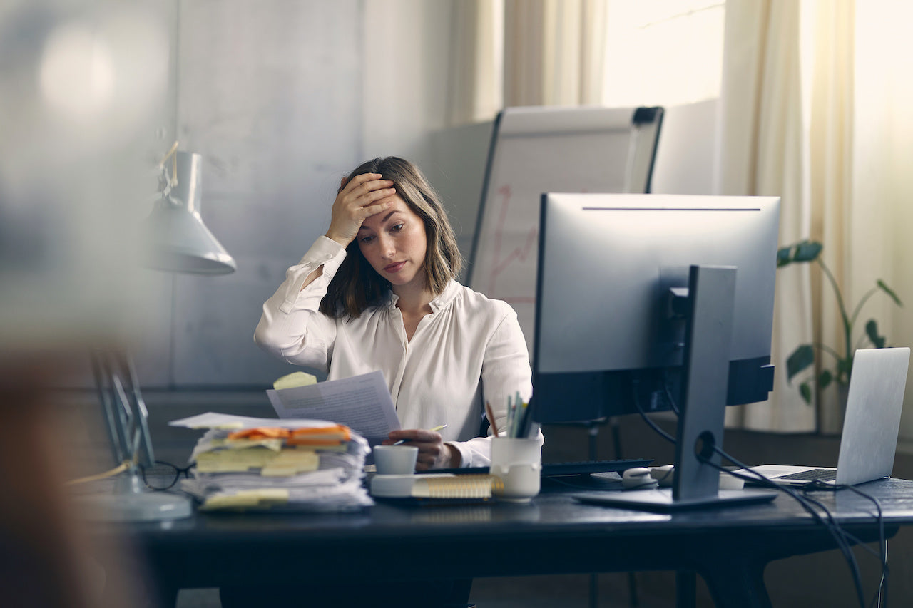 Menopause Stressed Woman