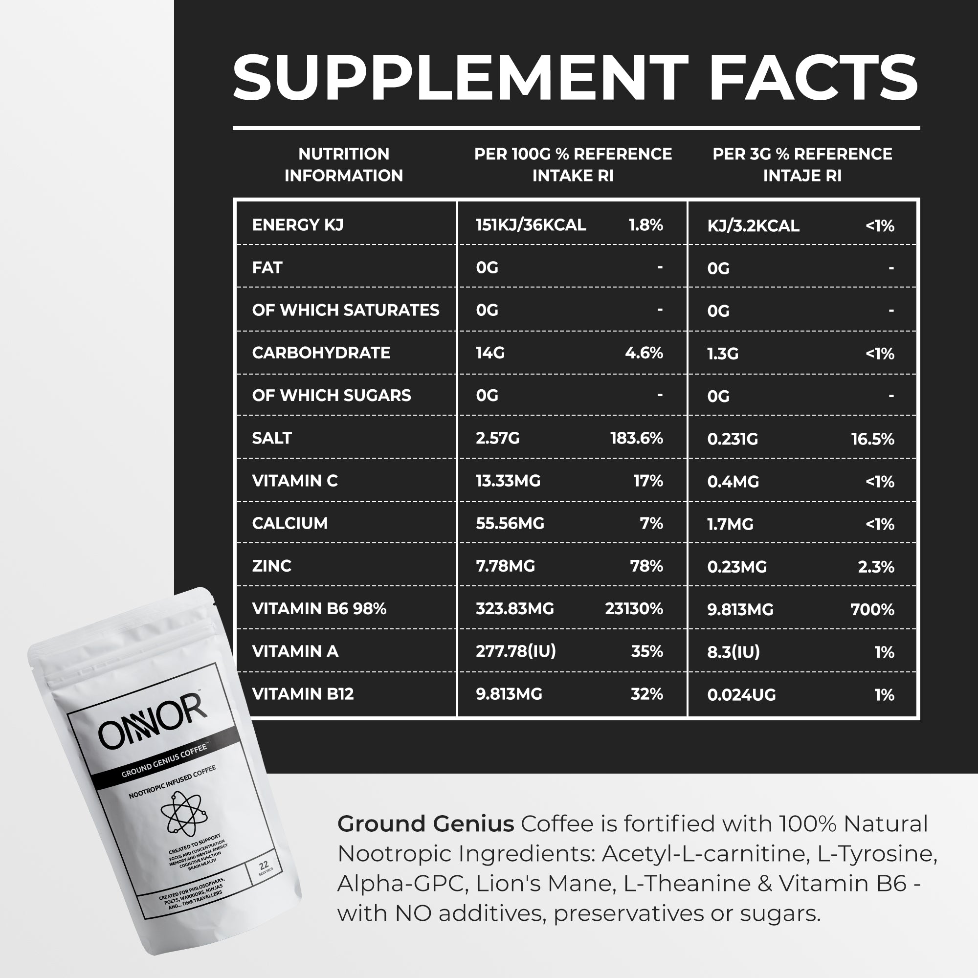 Ground Genius Nootropic Coffee